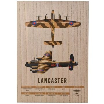 Lancaster Wood Effect Wall Plaque