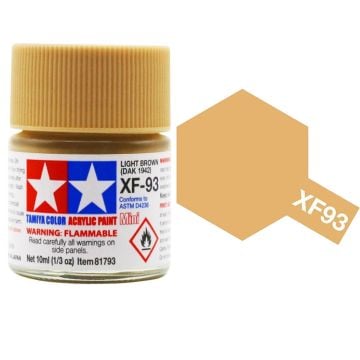 Tamiya XF-93 Light Brown DAK 1941 Matt Acrylic Paint 10ml