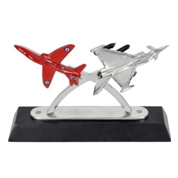 Red Arrows & Typhoon Metal Desk Model