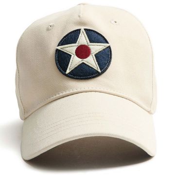 Red Canoe US Roundel Baseball Cap - Stone