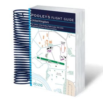 Pooleys 2026 UK Flight Guide Spiral Bound
