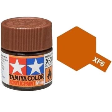 Tamiya XF-6 Copper Matt Acrylic Paint 10ml