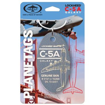 C-5 Galaxy - 70-0451 - PlaneTag - Grey