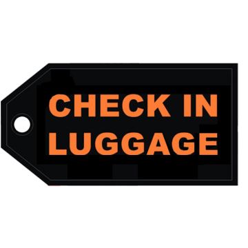 Check In (Luggage) Baggage Tag