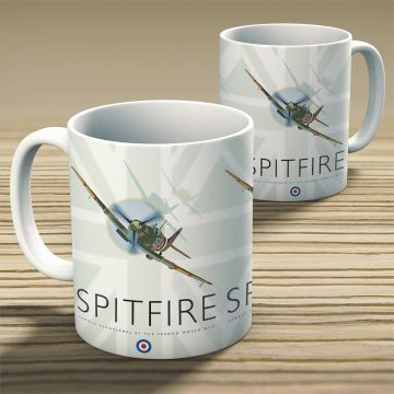 Spitfire Mug by Peter McDermott