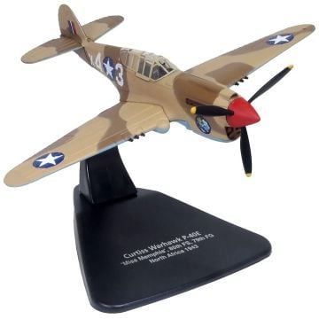P40-F Warhawk X43 - Miss Memphis - N.Africa - 1943 Diecast 1/72