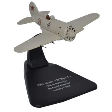 Polikarpov I-16 4th Guard Reg Leningrad 1942 Diecast Model Scale 1:72