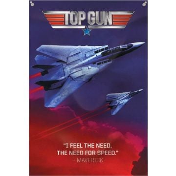 Top Gun Wall Fabric Banner