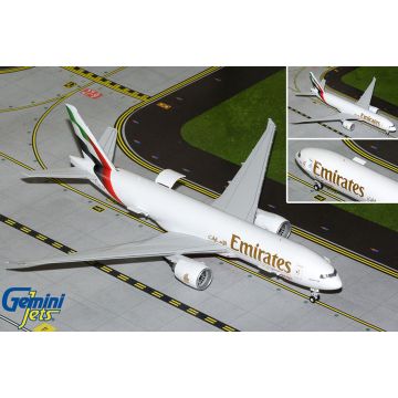 Gemini Jets Emirates Boeing 777-200LRF Interactive Cargo Door - A6-EVH Diecast 1/200