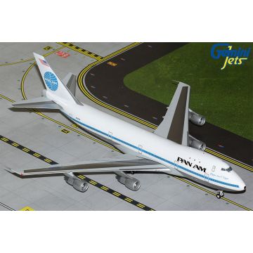 Gemini Jets Pan-Am Boeing 747-100 'Clipper Juan T. Trippe' Livery Diecast - N747PA - 1/200