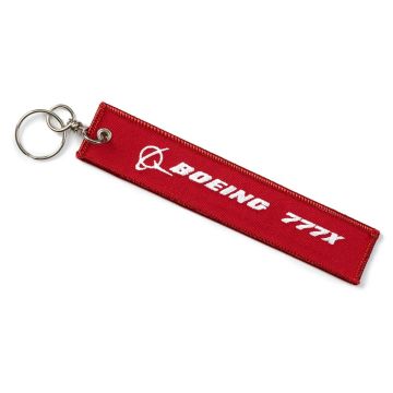 Boeing 777X RBF Official Embroidered Keyring