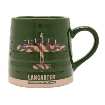 RAF Lancaster Potters Mug - Green