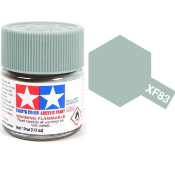 Tamiya XF-83 Medium Sea Grey 2 Matt Acrylic Paint 10ml