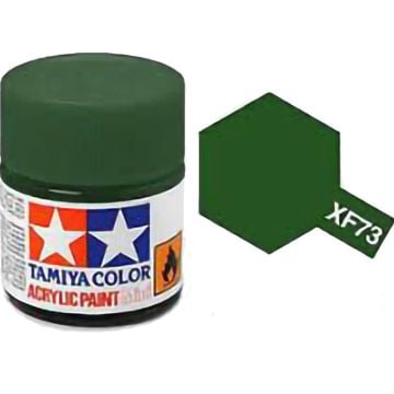 Tamiya XF-73 Dark Green Matt Acrylic Paint 10ml