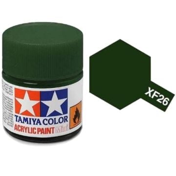 Tamiya XF-26 Deep Green Matt Acrylic Paint 10ml