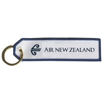 Air New Zealand 1996 Pacific Wave White Embroidered Keyring