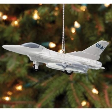 USAF F-16 Falcon Christmas Ornament