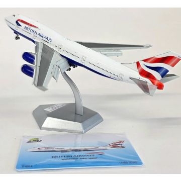 British Airways Boeing 747-400 Flaps Down 'Chatham Livery' Diecast - G-BDXB - 1/400