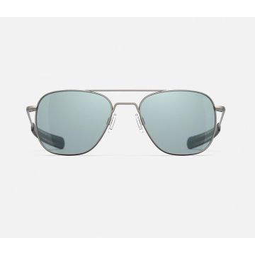AVIATOR - SATIN GUNMETAL & BLUE HYDRO