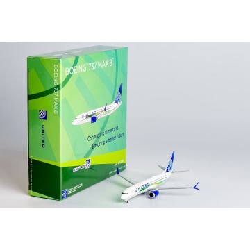 United Airlines Boeing 737 MAX 8 Connecting The World Livery Diecast - N77259 - 1/400