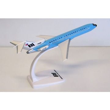 Braniff Boeing 727-200 Blue Plastic Model - 1/200
