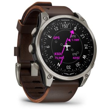 Garmin D2 Mach 2 Smartwatch - 47mm Leather Band