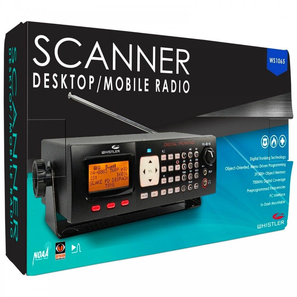 Whistler WS1065 Desktop Radio Scanner FlightStore
