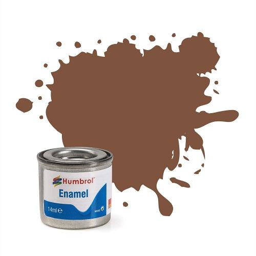 Humbrol 186 Brown Matt Paint 14ml