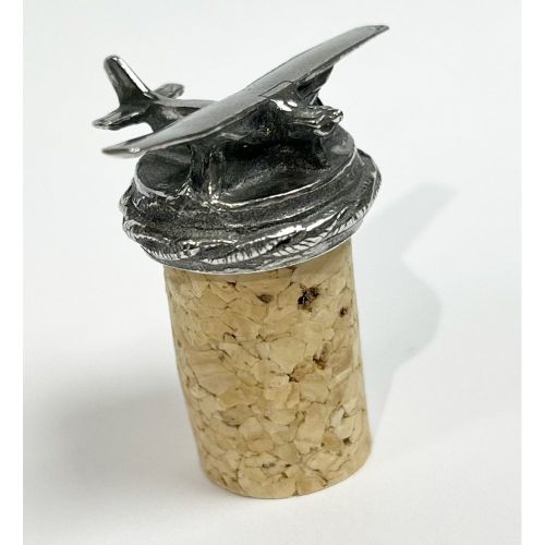 Cessna Pewter Bottle Stopper