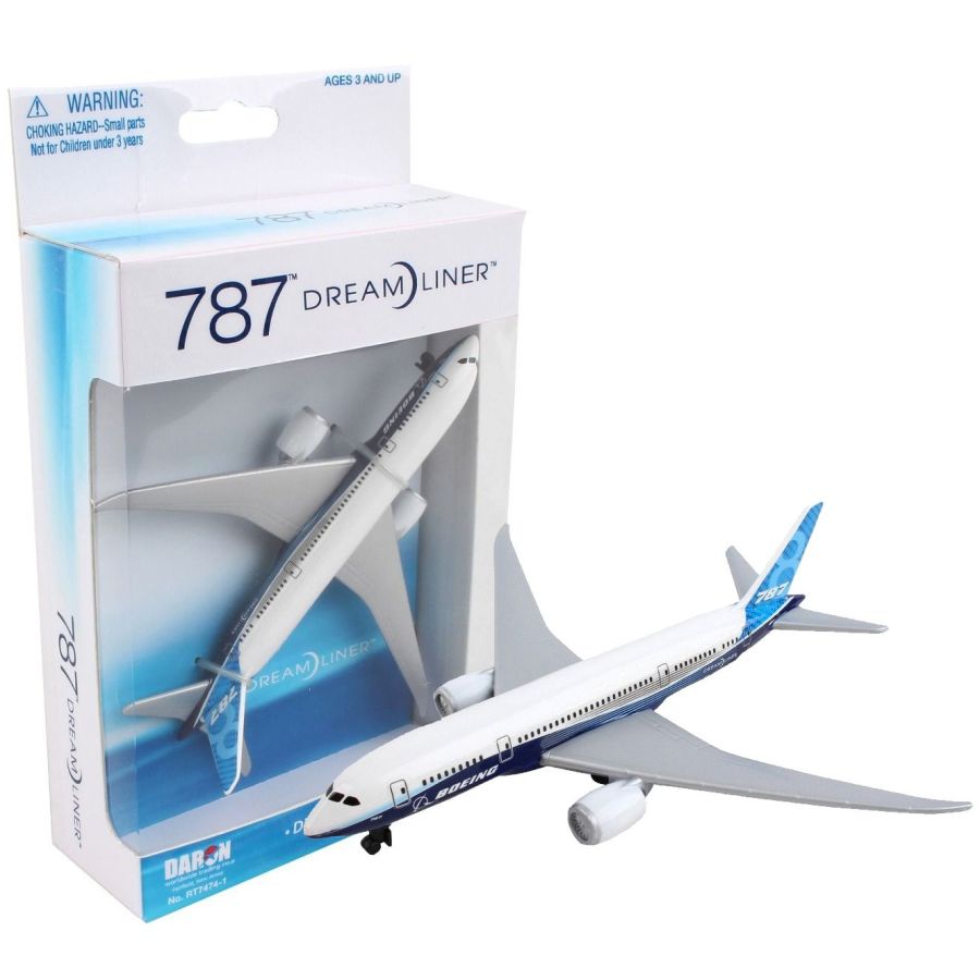 Avion jouet B787 Boeing « house colors »