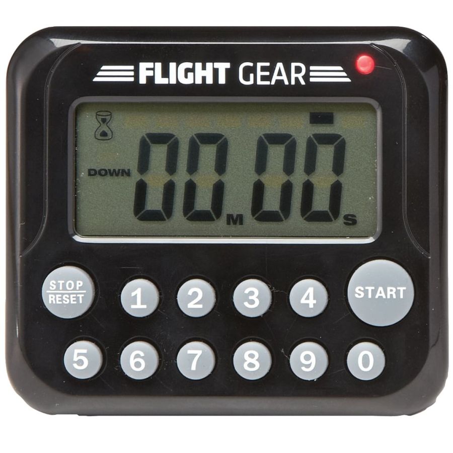 Flight Timer Sportys Flight Gear Digital Timer