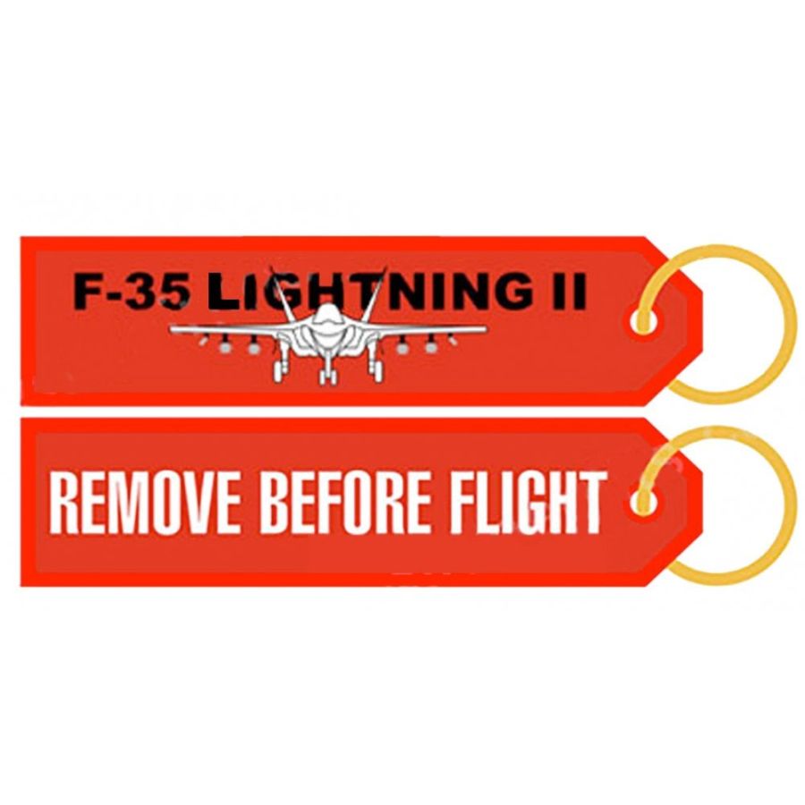 F-35 Lightning RBF Embroidered Keyring | Flightstore