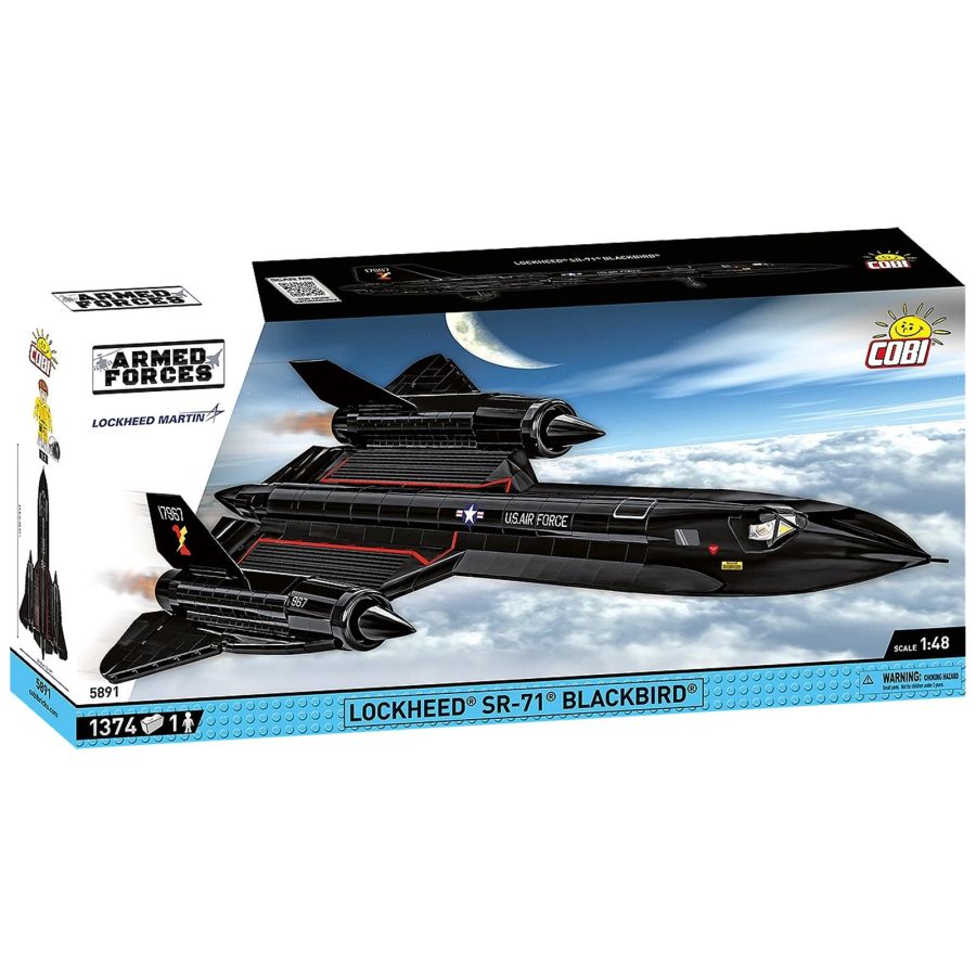 Lockheed Model 82 Cobi Lockheed SR-71 Blackbird Brick Model Kit - 5891