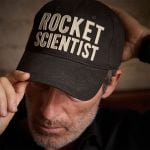 Red Canoe Rocket Scientist Baseball Cap - Slate