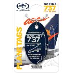 Aloha B737 - N824AL - PlaneTag - Blue