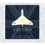 Vulcan (British Greatness) Coaster by Peter McDermott