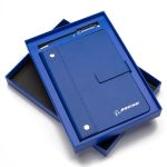 Boeing Signature Logo Notebook & Pen Set - Royal Blue