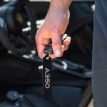 Airbus A350 Embroidered Keyring