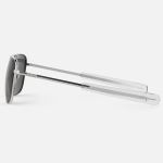 AVIATOR - MATTE CHROME & AMERICAN GRAY