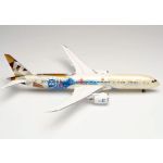 Etihad Boeing 787-9 "Choose the USA" Livery Plastic Model - A6-BLE - 1/200