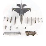 F16A Fighting Falcon Ukraine Air Force, 831st Tactical Aviation Brigade, 2024 Diecast - 1/72