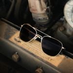AVIATOR DRIVEWORKS - 23K SATIN GOLD & APEX GRAY