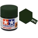 Tamiya XF-61 Dark Green Matt Acrylic Paint 10ml