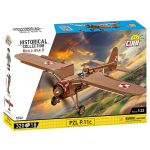 PZL P.11c Polish Fighter Aircraft Brick Model Kit - Scale 1/32