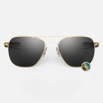 AVIATOR - 23K GOLD & AMERICAN GRAY