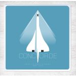 Concorde (Blue) Coaster by Peter McDermott