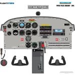 Piper PA-28 Archer GPS Cockpit Training Poster