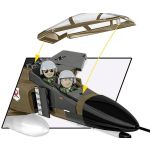 F-4F Phantom II (Luftwaffe) Brick Model Kit - Scale 1/48