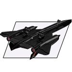 Lockheed SR-71 Blackbird Brick Model Kit
