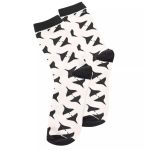 RAF Vulcan Socks - Grey on White